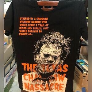 Texas Chainsaw Massacre Graphic T-Shirt Black Size M
